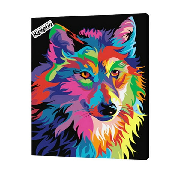 Digital Oil Painting Artwork Animal DIY Painting Color Abstract Picture Wall Home Decoration