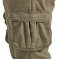 thumbnail image 3 of CHOK Pantalon Cargo Homme Coupe Régulière Jambe Fuselée Extensible, 3 of 7