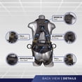 thumbnail image 3 of Arnés de seguridad para protección contra caídas Palmer Safety QCB Universal, 3 of 5