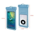 thumbnail image 3 of TPU Waterproof Phone Pouch Double Sealing, Cell Phone Dry Bags with Lanyard Fit up to 7.5" Devices, Protector Case for iPhone 15 14 13 12 11 Pro Max Plus XR, Galaxy S24 S23, 3 of 6