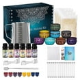 thumbnail image 1 of Kit completo para hacer velas Velas perfumadas con cera de abejas Suministros para manualidades, 1 of 8