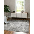thumbnail image 4 of Unique Loom Sofia Collection Area Rug - Larvotto (7' 10" Square Dark Gray/Gray), 4 of 10