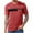 Mens T Shirts Red, variant on M-4X Big & Tall T Shirts for Men with Pocket Plus Size Short Sleeve Tees Tops Crewneck Color-Block Pullover Business Casual Workout Tshirts