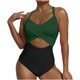 thumbnail image 1 of Traje de baño de una pieza para mujer, conjuntos de bikini para mujer, traje de baño sin cintura de talla grande para mujer, traje de baño sin espalda con tirantes, 1 of 7