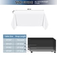 thumbnail image 4 of Mantel PureFit, 6 unidades, color blanco, 152 x 260 cm, poliéster, 4 of 8