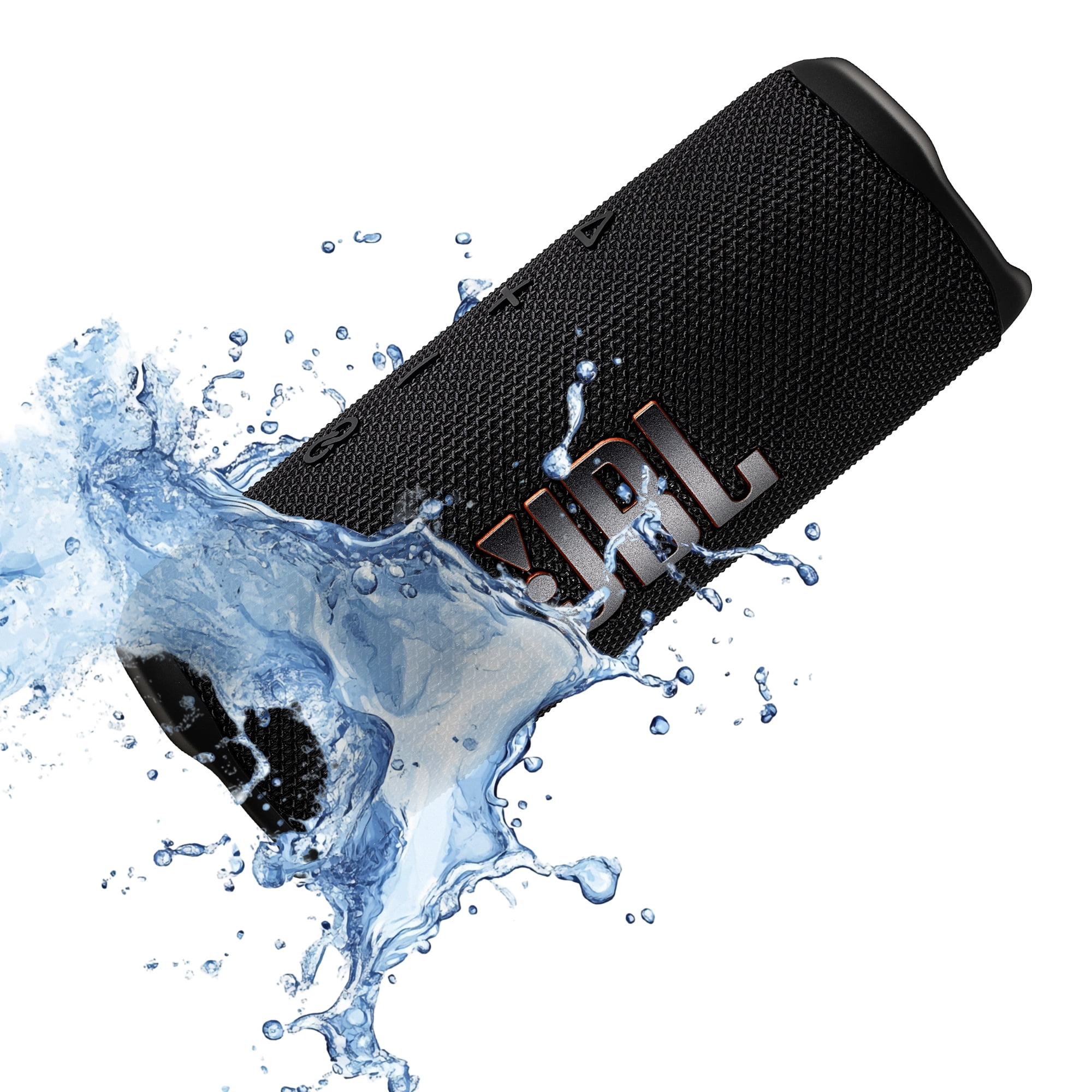 JBL Flip 6 Portable Bluetooth Speaker, IP67 Waterproof, Deep Bass, Black Bundle with Travel Case (International Model)