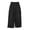 Black, variant on Rolanko Girls Cargo Pants Wide Leg Streetwear Kids Pants with Pockets Trendy Jogger Trousers
