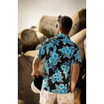 thumbnail image 5 of Men's Hawaiian Shirt Short Sleeve Button Down Casual Beach Aloha Shirts, 5 of 10