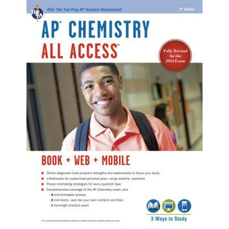 AP(R) Chemistry All Access Book + Online + Mobile (Best Ap Chemistry Study Guide)