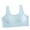 Light Green, variant on Girls Bra Underwire X Back Bustier with Removable Padded and Wide Straps Underwear Seamless Bralette Top for 8 to 18 Years,Size M