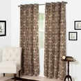 thumbnail image 5 of Lavish Home 63-206-108-CHAR 108 x 54 in. Dana Flocked Curtain Panel - Charcoal, 5 of 5