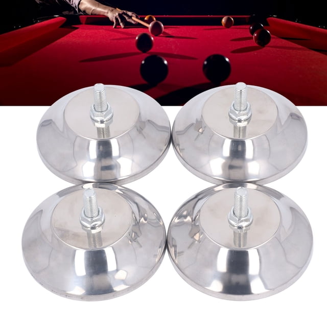 Billiard Table Leg Levelers, Anti Slip Heavy Duty Pool Table Leg Levelers Metal Resin for Pong Table