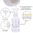 thumbnail image 3 of Glass Dropper Bottle 24 Pack Clear Glass Bottles Empty with 2 Funnels & 2 Long Pipettes, 30ml Eye Dropper Bottles, 3 of 5