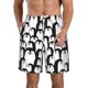 thumbnail image 1 of Balery Cartoon Penguin Traje de Baño Estilo Hawaiano para Hombre, Shorts de Secado Rápido con Bolsillos-3X-Large, 1 of 6