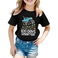 thumbnail image 2 of School Uniform Tshirts Children First Day School Print T Shirt Short Sleeve Girls Boys Tshirts Black 3-4 Years, 2 of 4