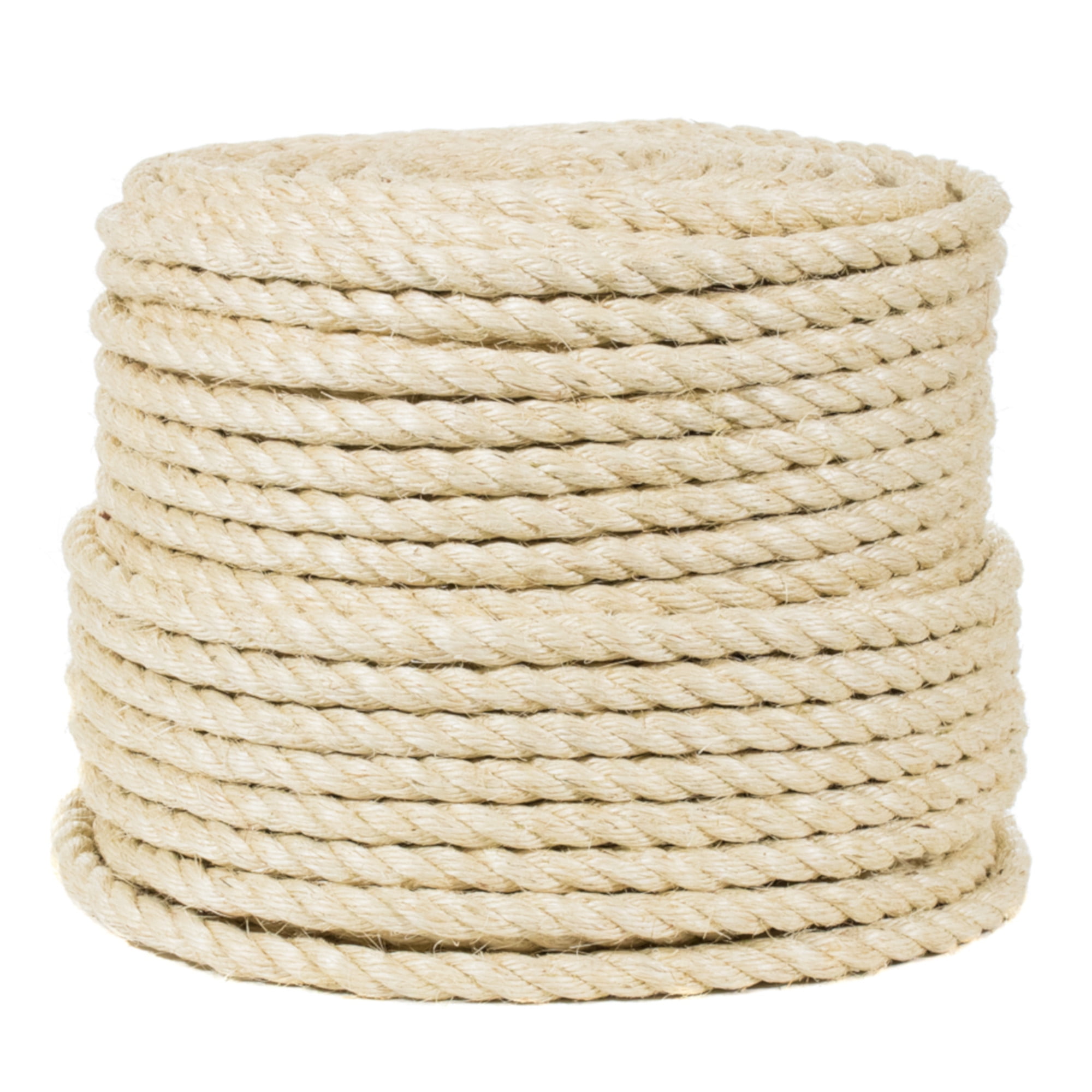 Evans Cordage 23-205 1/4-Inch by 50-Feet Twisted Sisal Rope T.W 