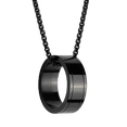 thumbnail image 1 of Collar Hombre LUCKMAN Modelo Henry Acero Inoxidable Baño Oro 18k Plata o Negro UNITALLA, 1 of 7