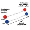 thumbnail image 2 of GoSports Ladder Toss Game Set - Includes 6 Soft Rubber Bolo Balls and Travel Carrying Case - Classic, 2 of 7