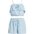thumbnail image 5 of No Boundaries Cami and Shorts Set, 2 Piece, Women’s and Women’s Plus, 5 of 5