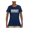 thumbnail image 2 of Wild Bobby Waymaker Inspirational/Christian Women Graphic Tee, Navy, 3X-Large, 2 of 5