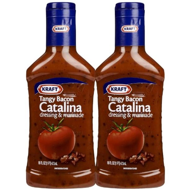 Kraft Tangy Tomato Bacon Catalina Dressing, 16 Oz, 2 Pk