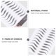 thumbnail image 4 of 12 hojas de pegatinas para tatuajes de cejas, transferencias de cejas, pegatinas para dar forma, 4 of 7