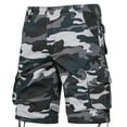thumbnail image 4 of Men's Camo Cargo Shorts Relaxed Fit Multi-Pocket Outdoor Camouflage Cargo Pants - Ripstop Mens Work Pants, 4 of 5