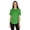Green, variant on Regular Fit Solid Round NeckTop For Womens Casual Short Sleeves Soft Tee Tops