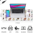 thumbnail image 5 of Long Mouse Pads for Desk,Ballet Dancer Princess Pattern Desk Mats on Top Of Desks, Desk Mouse Pad Extra Large with 3mm Non-Slip Base and Stitched Edge for Gaming,Office,Work,Home 31.5"x11.8", 5 of 6