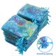thumbnail image 2 of Toystoory Paquete de 100 bolsas de regalo de Organza con cordón de malla de Coral, bolsas de regalo transpirables para bodas y vacaciones, suministros Almacenamiento y organización del hogar Azul Toystoory HA010041-01, 2 of 6