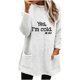 thumbnail image 1 of Gibobby Casual Sudadera para Mujer Sudaderas Camisa de Cuello Redondo Sólido de Manga Larga para Mujeres(Blanco,M), 1 of 4