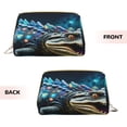 thumbnail image 3 of Rateoe Starry Sky Colorful Crocodile for Travel Makeup Bag,Large Capacity Cosmetic Bags for Women,Waterproof Portable Pouch Open Flat Toiletry Bag Make up Organizer, 3 of 8
