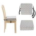 thumbnail image 3 of GOOHOCHY Cojín de asiento ligero Cojín duradero Cojín de asiento suave Cojín de silla de comedor Cojín de elevación para el hogar del bebé infantil (gris), 3 of 8