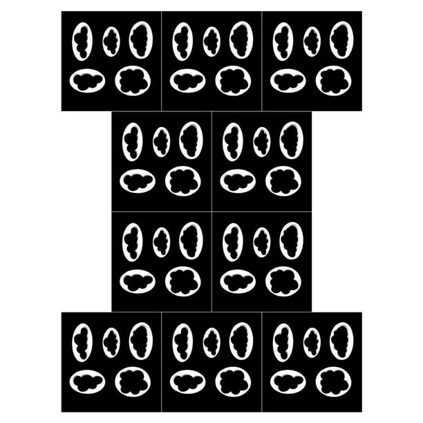 Inteprter 5Pcs Mold Casting Handmade Cookie Irregular Craft Chocolate Biscuit Gingerbread Cake Stamp Bakeware Jelly Moulds Shape 10piezas Inteprter CBP065866
