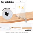 thumbnail image 2 of Shelf Dividers xydstay, organizador de armario, acrílico transparente, paquete de 6, 2 of 7