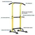 SOGES Height Adjustable Power Tower Dip Stands Pull up Bar Strength