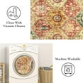 thumbnail image 2 of Moroccan Trellis Washable Rug, Kitchen Rugs for Entryway Bathroom, Non-Slip Indoor Door Mat Ultra-Thin, Small Oriental Throw Carpet for Bedroom Entry, 2 of 5
