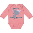 thumbnail image 3 of Inktastic Save the Chubby Mermaids with Cute Manatees Boys or Girls Long Sleeve Baby Bodysuit, 3 of 5