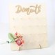 thumbnail image 3 of Donut Wall Pantalla Soporte reutilizable Natural Donuts Holder Niño Crecer el tema Tembra Decoraciones de tablero Adornos de madera AweSitey HA012238-00, 3 of 7