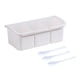 thumbnail image 4 of Contenedor de condimentos Frascos de especias Dispensador de especias Utensilio de cocina Almacenamiento de condimentos 3 rejillas, 4 of 9