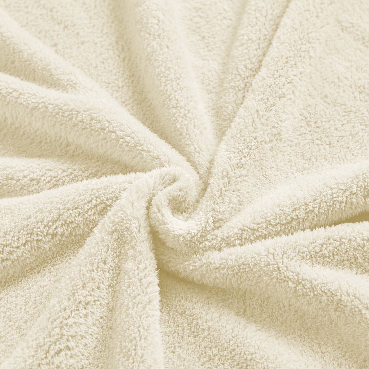 Smuge 4 Pack Oversized Bath Towel Set (35 x 70 in,Cream) Ultra Soft Plush Bathroom Towels 700 GSM Highly Absorbent Quick Dry Bath Sheets Towels for Spa Hotel Gym