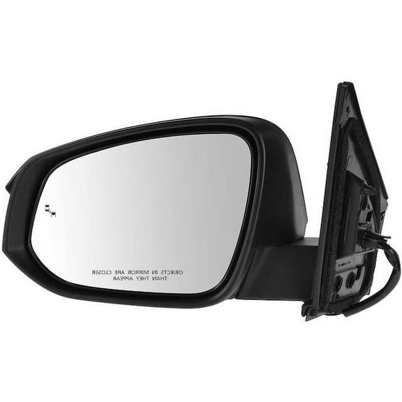 Left Driver Side Power Mirror - with Heated Glass, Turn Signal, Blind Spot Indicator - Compatible with 2013 - 2014 Toyota RAV4