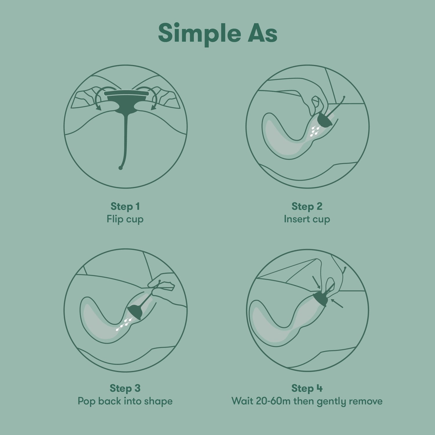 Frida Fertility Conception Aid Cup, Reusable Cervical Cup for Sperm Retention During Ovulation