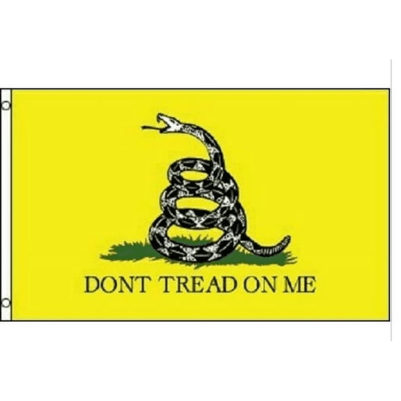 12x18 12"x18" Gadsden Dont Tread On Me Yellow Boat Bike Grommet Flag 100D