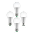 thumbnail image 7 of Smart Light Bulbs 4-Pack, 9W RGB LED, 800 Lumens - Alexa, Assistant, iOS & Android Compatible - Multicolor, Dimmable, WiFi Control, 7 of 7