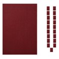 thumbnail image 1 of Furnish My Place Modern Indoor/Outdoor Commercial Solid Red Rug, Modern Area Rug, Baby Nursery Mat, Pet-Friendly Carpet for Living Room, Playroom, Made in USA, 2' x 3' Rectangle - Set of 20, 1 of 6