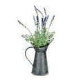 thumbnail image 1 of Vickerman 17.5"" Lavender In Galvanized Pot - FJ190117, 1 of 3