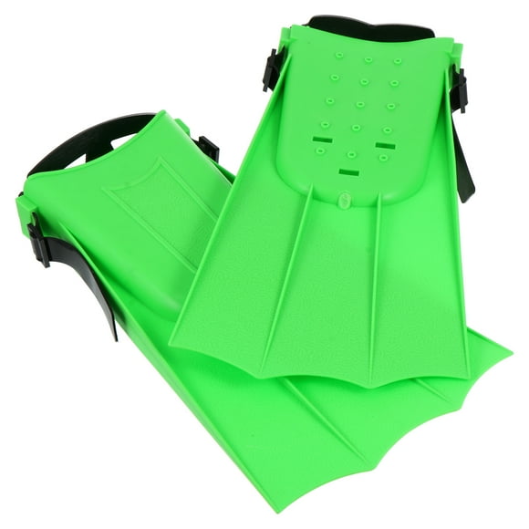KAKOWELY 1 Pair Adult Swim Fins Swim Flippers Short Rubber Swim Flippers for Swimmer,11.81"X6.5"X1.77"