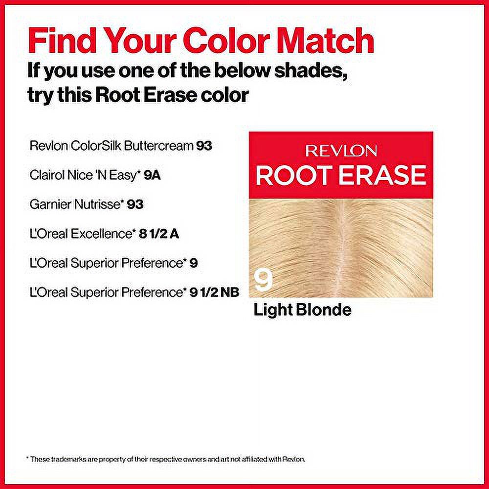 Revlon Permanent Hair Color, Permanent Hair Dye, At-home Root Erase 