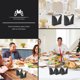 thumbnail image 5 of Caja de pañuelos de acero inoxidable Estante de almacenamiento de papel Dispensador de pañuelos para habitaciones (tipo V) HOMEMAXS 10098324-MX, 5 of 6